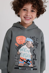 Wild City Olive Green Sweetshirt